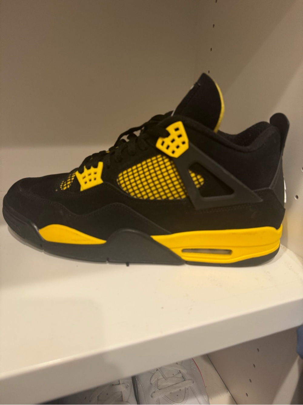 Jordan Men’s Athletic Shoes Black and Yellow